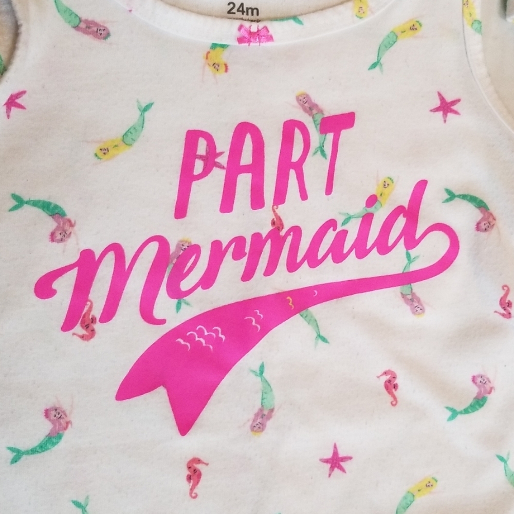 "Part Mermaid" PJ Set - Picture 4 of 8